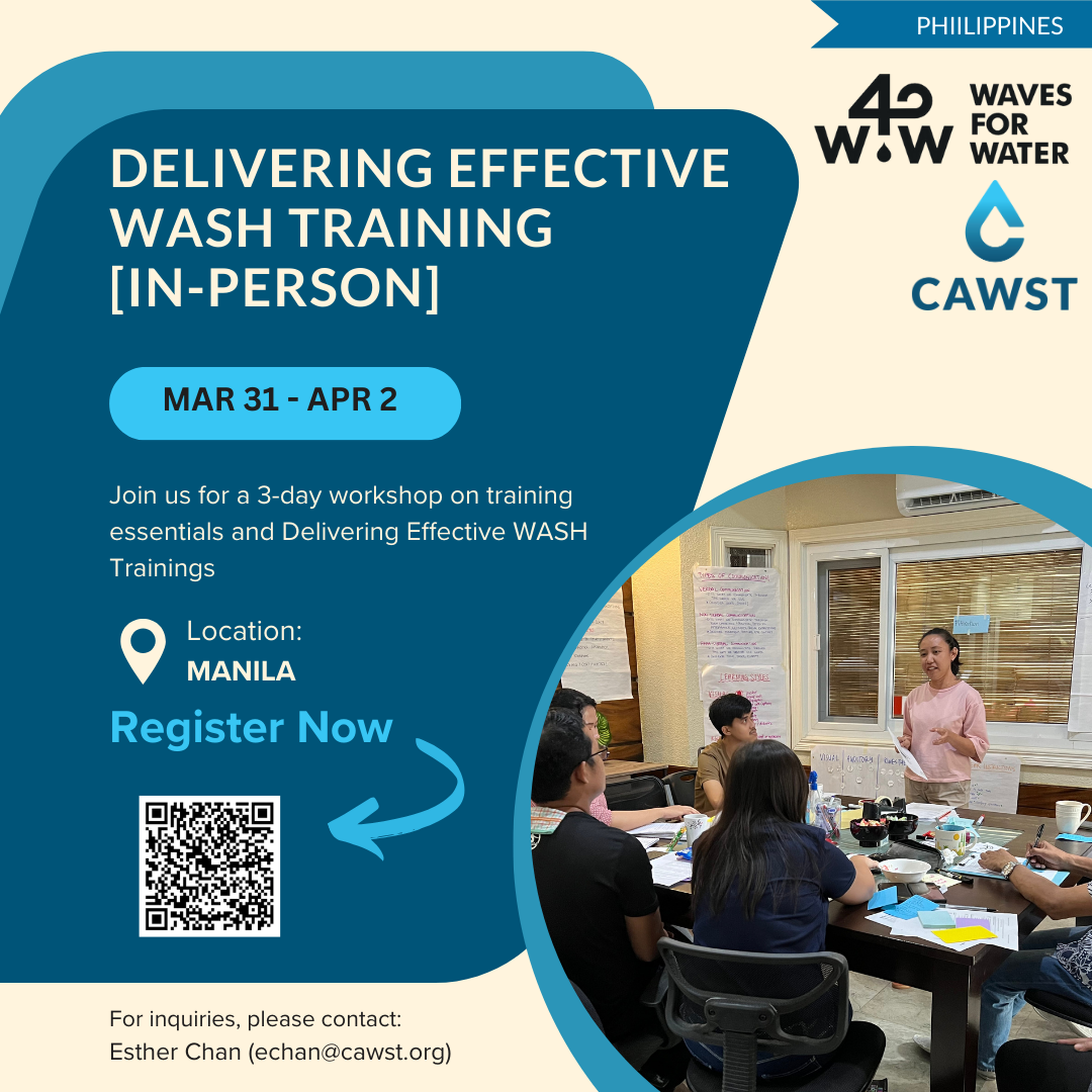 Philippines - Delivering Effective WASH Training | CAWST Training