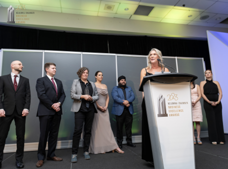 RCA is honoured at the 36th Annual Kelowna Chamber of Commerce Awards.
