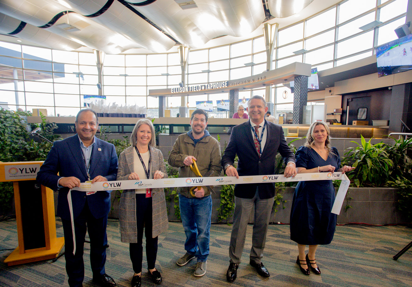 Ellison Field ribbon cutting