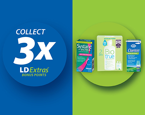 Collect 3x LDExtras Bonus Points