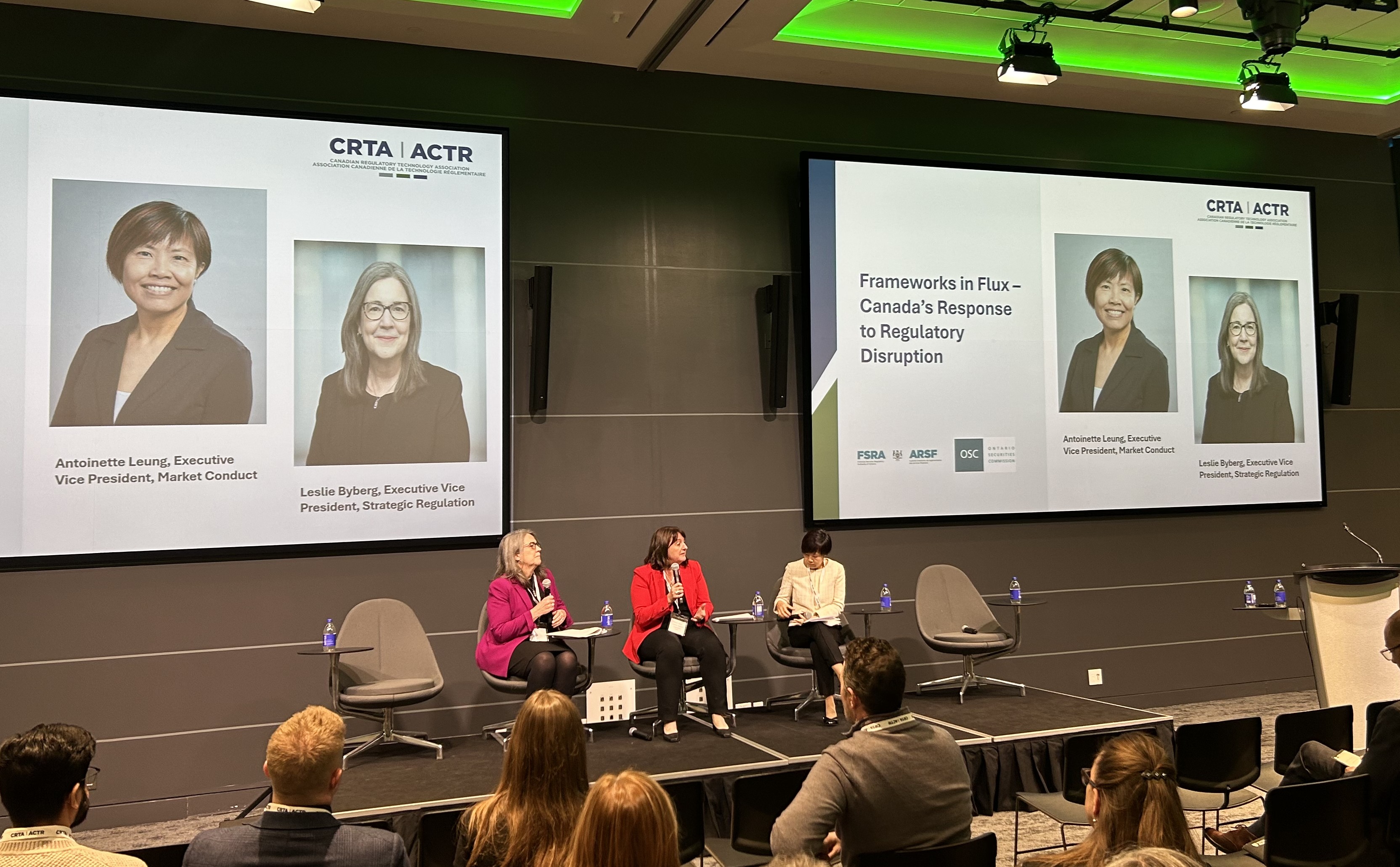 OSC EVP Leslie Byberg speaks at the CRTA Annual Summit