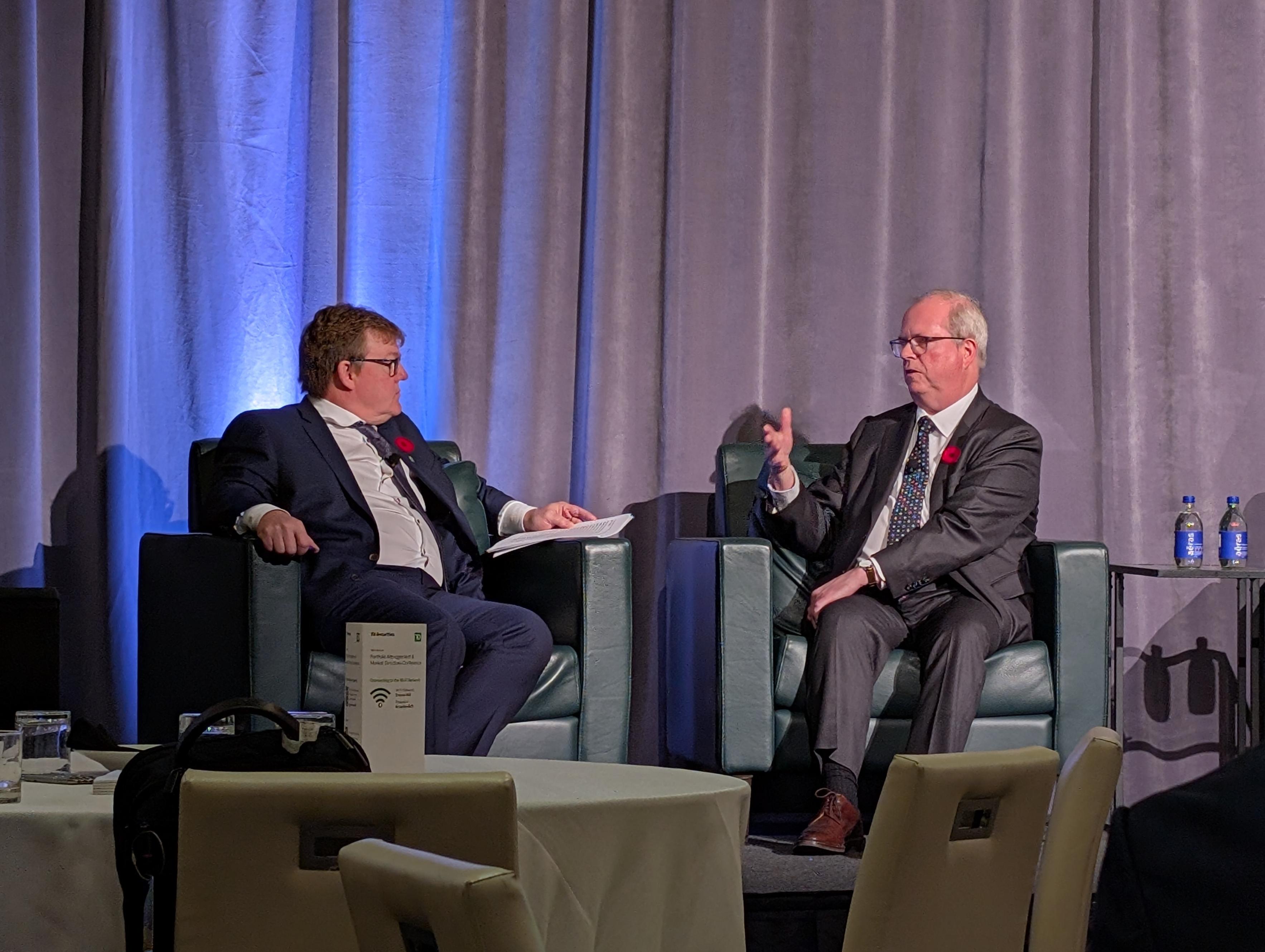 OSC CEO Grant Vingoe and TD Securities Managing Director and Head Peter Haynes